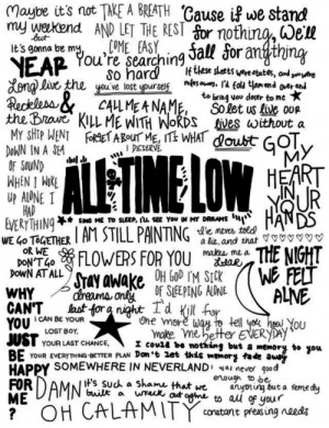 ... include: all time low, rian dawson, bands, jack barakat and Lyrics