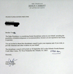 LDS Blogger Claims Church May Excommunicate Him Over Anti-Romney Views