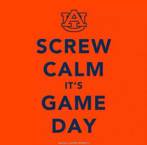 Game Day! War Eagle! =).....Kristin can you make this??!!