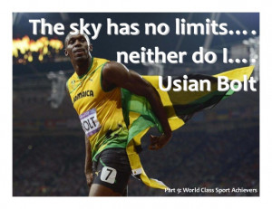 usain bolt inspirational sports quotes