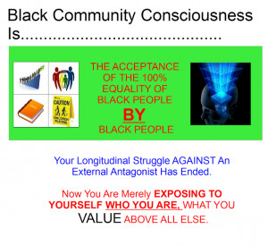 Black Consciousness Is.....