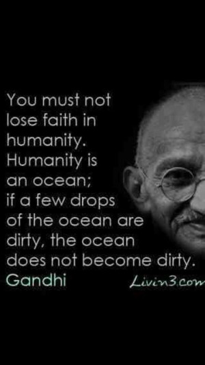 Ghandi quotes, famous, wisdom, sayings, lose faith