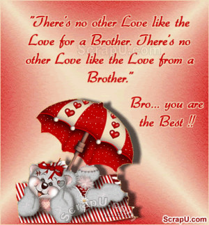 Sister Brother Love Quotes Cards...