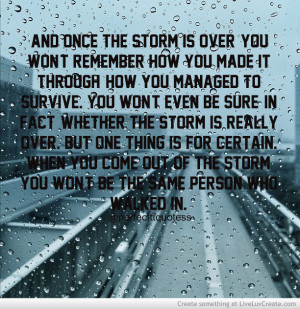 Bad Storm Quotes