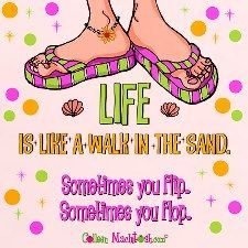 flip flops more sands life quotes pensacola beach flip flops sayings ...