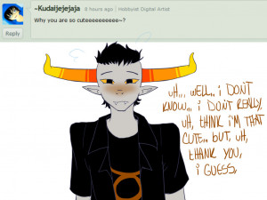 Tavros Question Gamzee Cagali