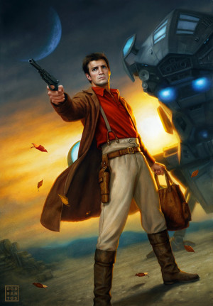 Captain Malcolm Reynolds by Dan dos Santos - Firefly Art, Nathan ...