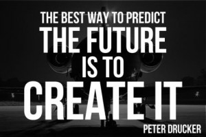 Future - Peter Drucker quote www.employabilitycoaching.co.uk