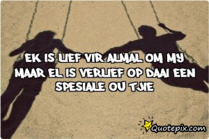 Lief Vir Almal Maar Verlief Daai Een Spesiale
