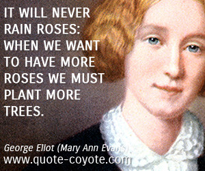 quotes - It will never rain roses: when we want to have more roses we ...