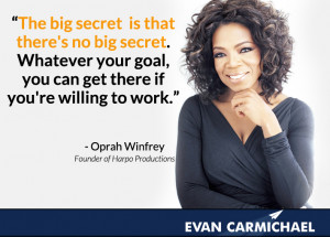 The big secret is that there’s no big secret. Whatever your goal ...