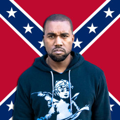 Kanye West and the Confederacy, two things people love to hate.