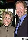 news photo rory bremner and his wife tessa campbell fraser