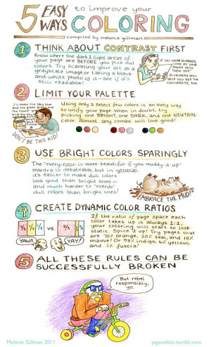Melanie Gillman :: 5 Easy Ways to Improve Your Coloring