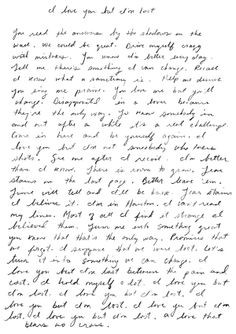 Sharon Van Etten's Handwritten Lyrics to #ILoveYouButImLost # ...