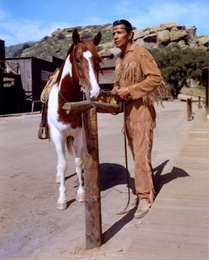 Above is a promotional still for the Lone Ranger (1956) with Jay ...