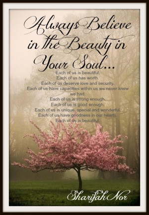 beauty in your soul quotes