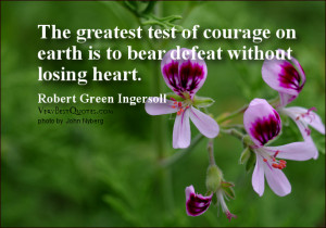 courage quotes, the greatest test of courage quotes