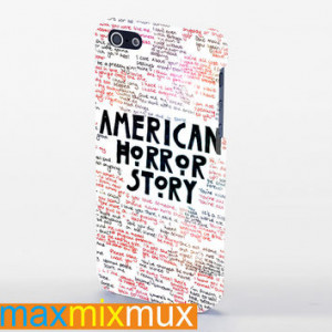 American Horror Story Quotes iPhone 4/4S, 5/5S, 5C Series Full Wrap ...