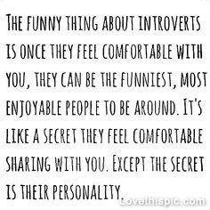 Introverts quote personality shy quiet comfortable introvert
