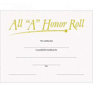 Honor Roll Certificates http://www.jonesawards.com/Shop/Details ...