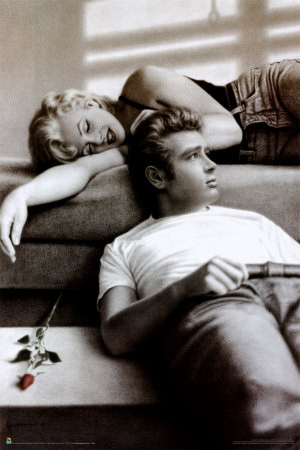 Marilyn Monroe and James Dean Poster