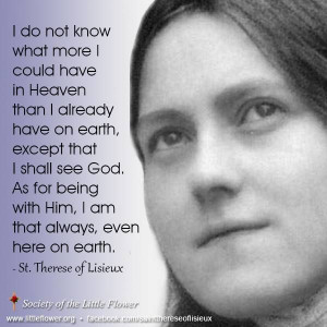 St. Therese.