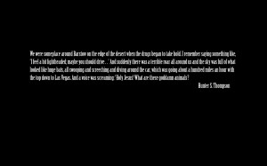 quotes Hunter S_ Thompson wallpaper background