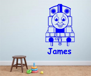 Details about Thomas The Tank Engine vinyl wall art sticker quote ...
