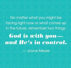 God is in control