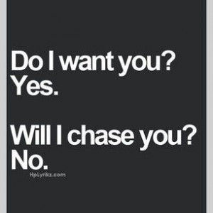 Dont chase, replace
