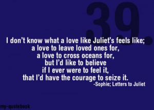 Quotes From Letters to Juliet