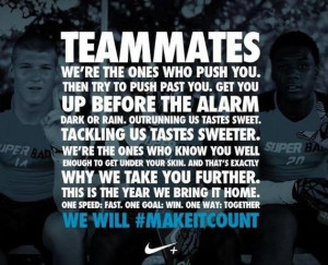 Teammates: Sports Quotes, Awesome Quotes, Soccer Teammate Quotes ...