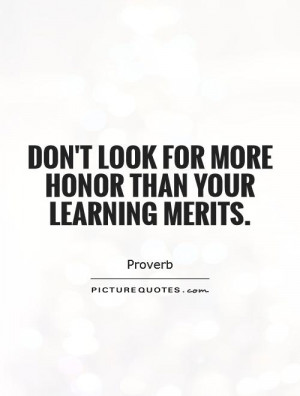 Honor Quotes