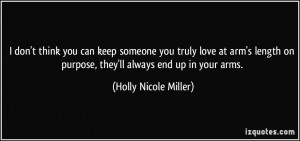 Holly Nicole Miller Quote