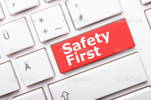 Safety first - Stock Image