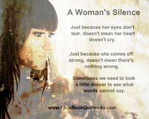 Silence Just Because Her Eyes Don’t Tear Doesn’t Mean Her ...