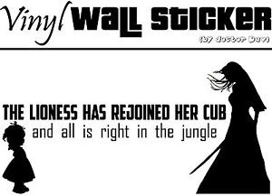 ... sticker-Kill-Bill-movie-quote-Tarantino-vinyl-mural-decal-film-Samurai