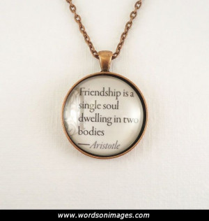 Aristotle friendship quotes