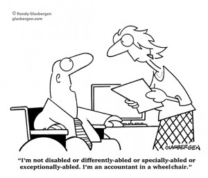 not disabled or differently-abled or specially-abled or ...