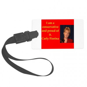 2016 Gifts > 2016 Travel Accessories > carly fiorina quote Luggage Tag