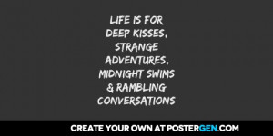 Custom Deep Kisses Twitter Cover Maker