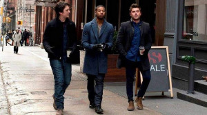 Miles Teller as Daniel; Michael B. Jordan as Mikey and Zac Efron as ...