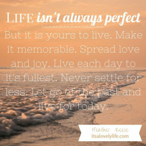 Life Isn't Perfect