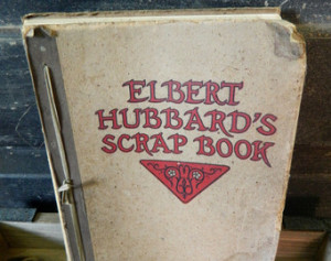 Unique Elbert Hubbard's Scrapbo ok 1923 Softback Cardboard Cover Book ...