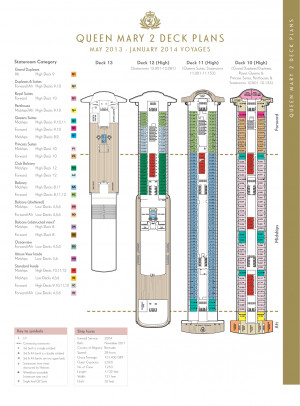 Queen Mary 2 Deck Plans