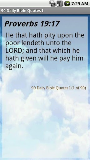 Ver maior - captura de tela 90 Daily Bible Quotes I para Android