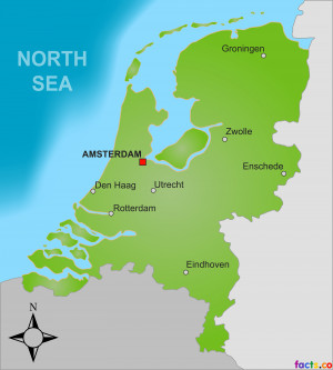 Netherland Map With Cities