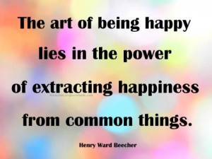 The art of being happy . . . #quotes #inspiration