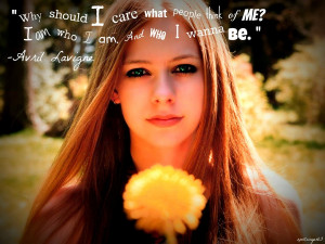 Avril Lavigne - Quote 1 by spellsinger03